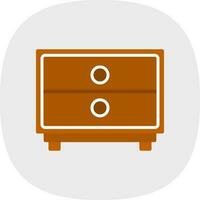 Chest of Drawers Vector Icon Design