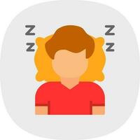 Sleeping Vector Icon Design