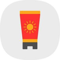 Sun block Vector Icon Design