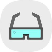 diseño de icono de vector de gafas