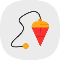 Plumb bob Vector Icon Design