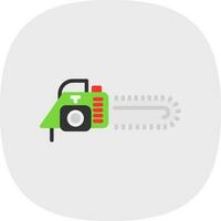 Chain saw Vector Icon Design