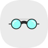 Eyeglasses Vector Icon Design