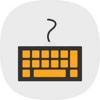 diseño de icono de vector de teclado