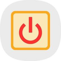Power Button Off Vector Icon Design