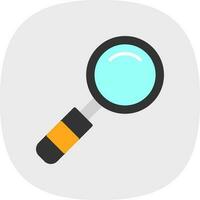 Magnifying Glass Vector Icon Design