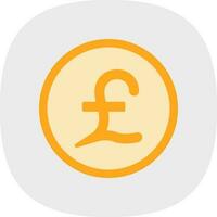 Pound Vector Icon Design