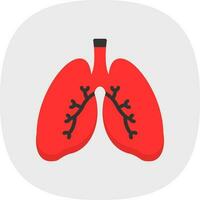 Lungs Vector Icon Design