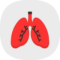 Lungs Vector Icon Design