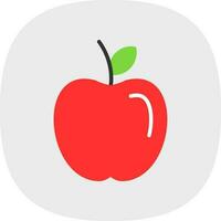 manzana Fruta vector icono diseño