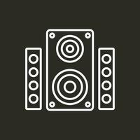 Speaker Vector Icon Design