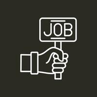 Job Vector Icon Design