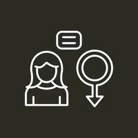 Gender equality Vector Icon Design