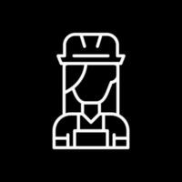 Female Worker Vector Icon Design