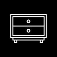 Chest of Drawers Vector Icon Design