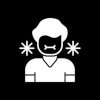 Sick Person Vector Icon Design