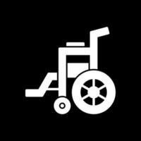 Wheel chair Vector Icon Design