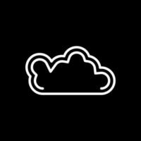 diseño de icono de vector de nube