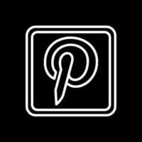 pinterest logo vector icono diseño