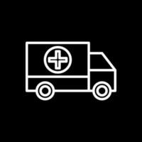 Ambulance Vector Icon Design