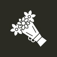 Bouquet Vector Icon Design