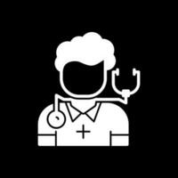 hombre médico vector icono diseño