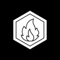 Inflamable Vector Icon Design