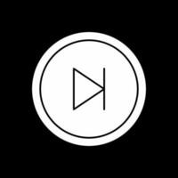 Skip Vector Icon Design