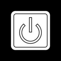 poder botón apagado vector icono diseño
