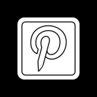 Pinterest Logo Vector Icon Design