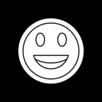 diseño de icono de vector de sonrisa