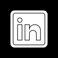 Linkedin Vector Icon Design