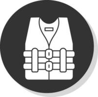 Life vest Vector Icon Design