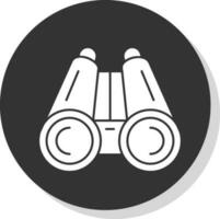 Binoculars Vector Icon Design