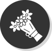 Bouquet Vector Icon Design