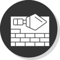 Brick Plastering Vector Icon Design