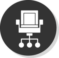 Office Chair Vector Icon Design