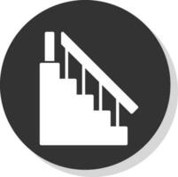 diseño de icono de vector de escalera