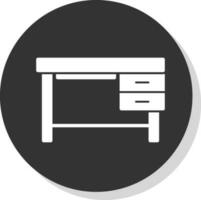 Pc Table Vector Icon Design