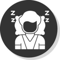 Sleeping Vector Icon Design