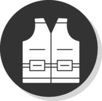 High visibility vest Vector Icon Design