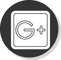 Google Plus Vector Icon Design