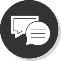 Speech bubble Vector Icon Design