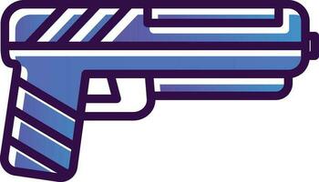 Pistol Vector Icon Design