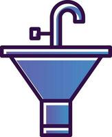 Bathroom Sink Vector Icon Design