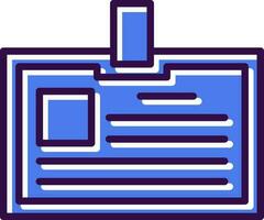 Identification card Vector Icon Design