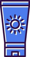Sun block Vector Icon Design