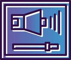Loud speaker Vector Icon Design