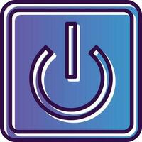 Power Button Off Vector Icon Design