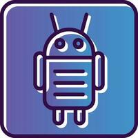 Android Character Vector Icon Design